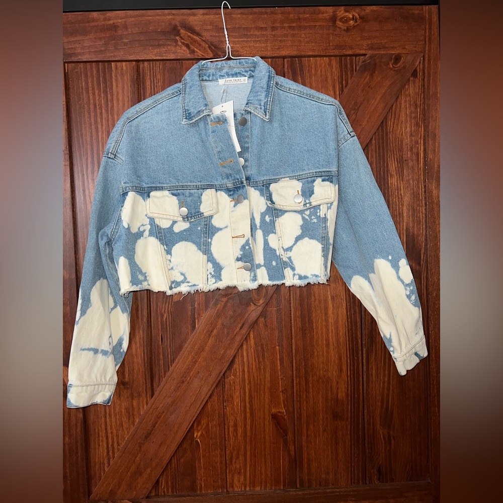 12th Tribe Light Blue Denim Jacket
